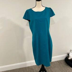 Cobalt blue size 16 flattering dress.
